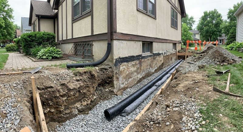 Exterior Drainage Installation in Birmingham, AL