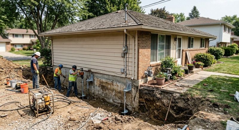 Helical Piers Installation in Tampa, FL