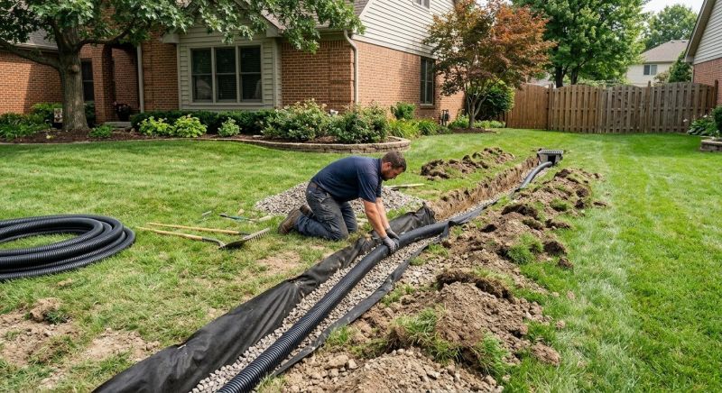 Porch Drainage Installation in Birmingham, AL