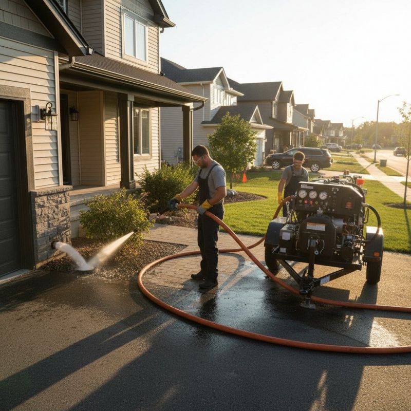 Local Driveway Culvert Cleaning pros at work